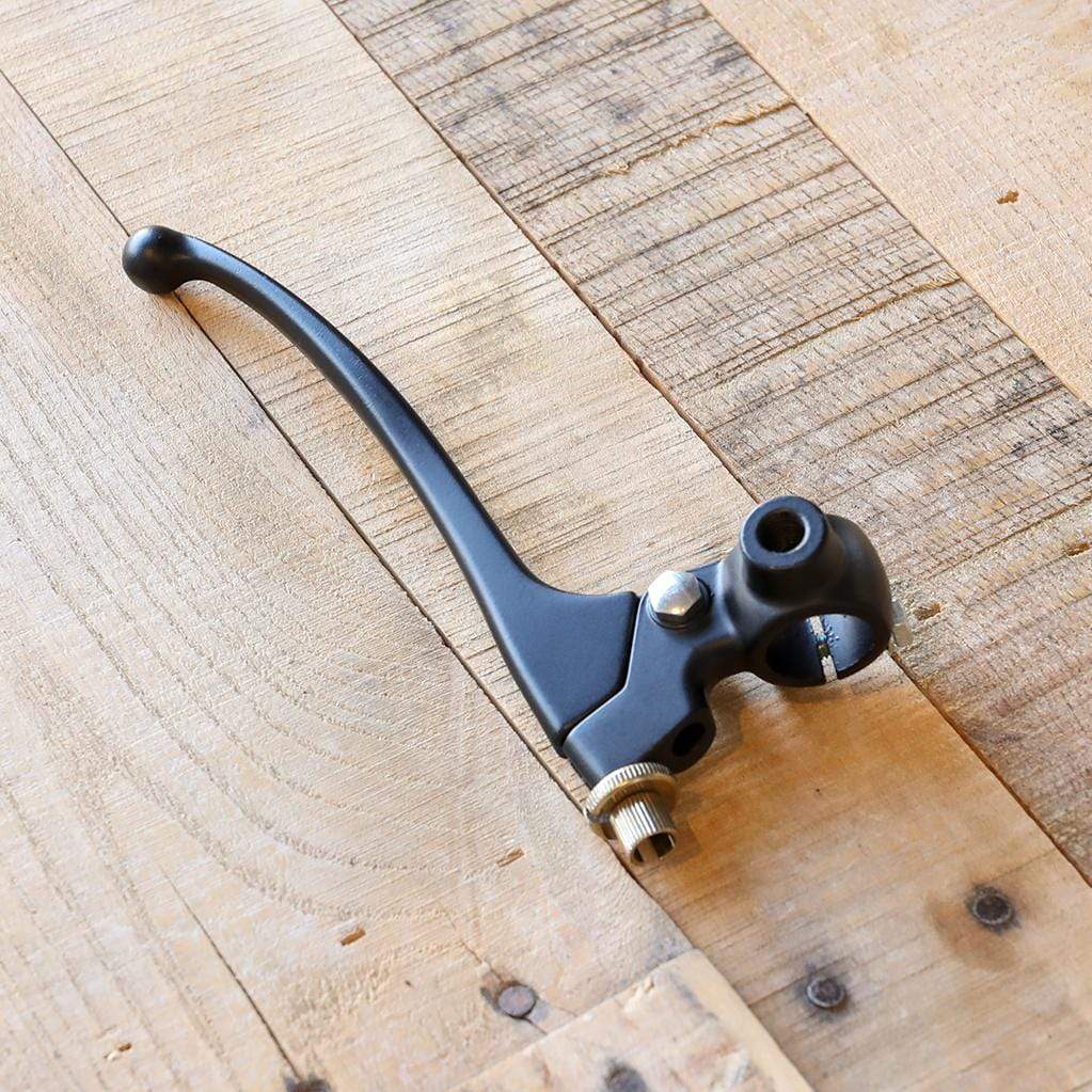 Honda OE Type Black Brake Lever w/Mirror Mount & Switch Hole