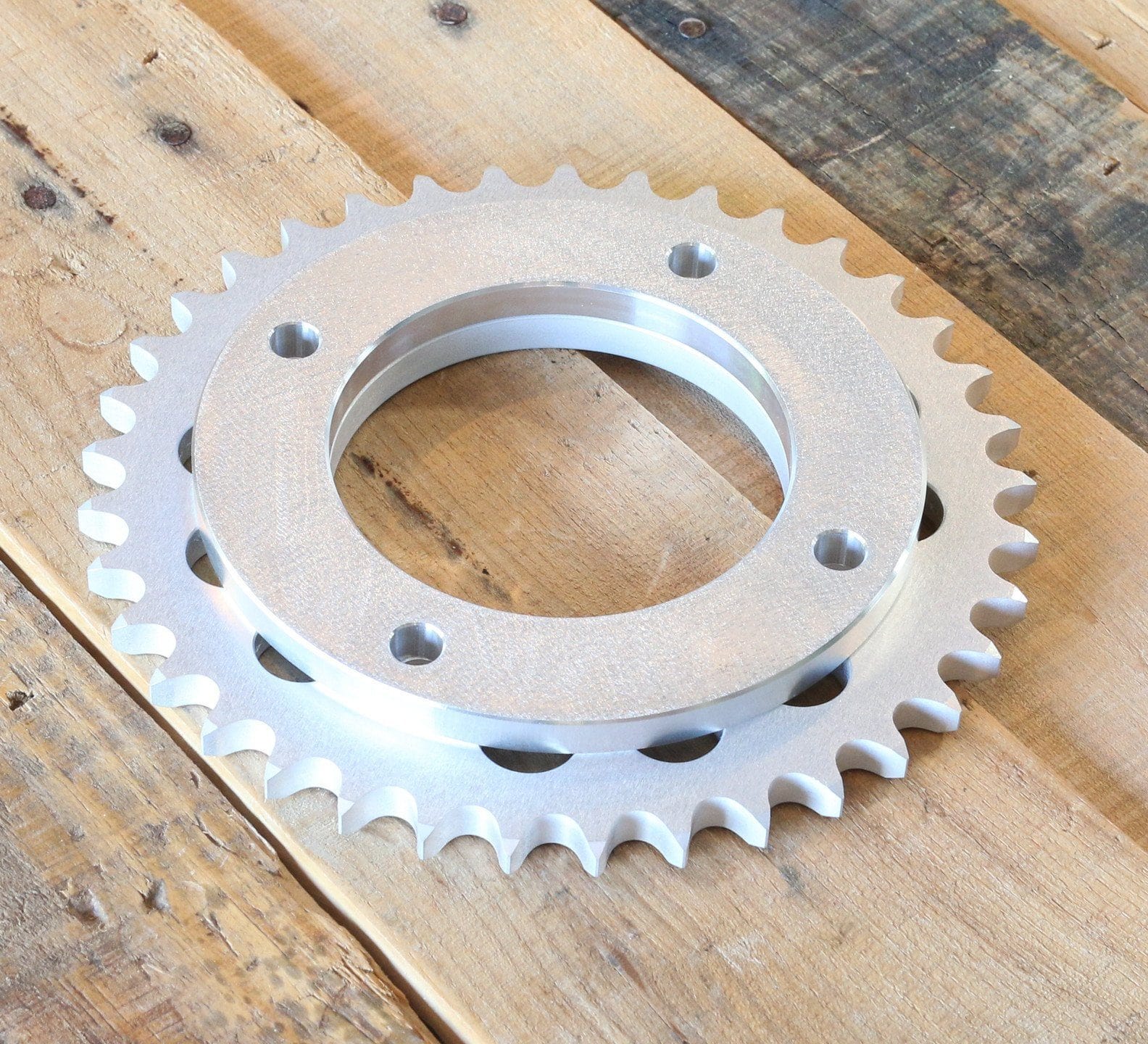 3/8" (9.5mm) Rear Offset Sprocket and Spacer Combo for CB550