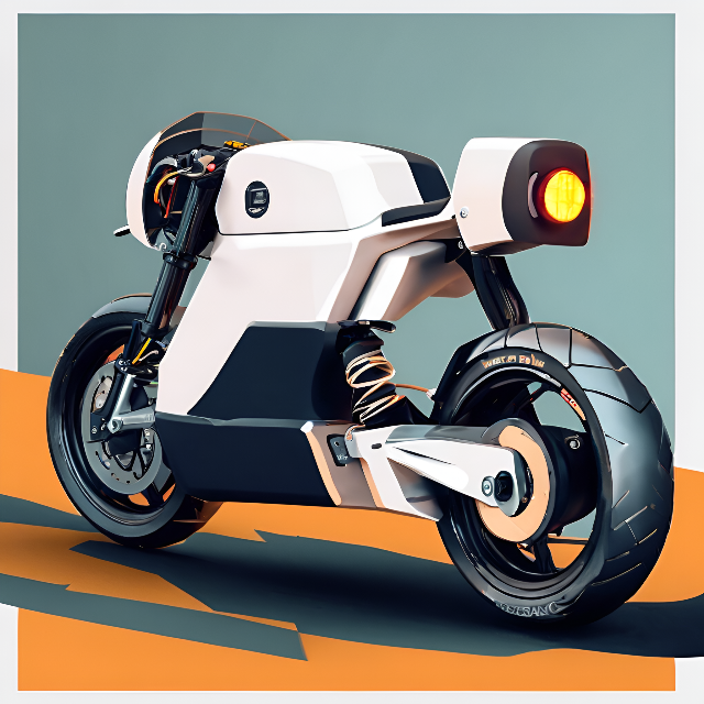 Cognito Moto Electric Motorcycle Digital Print