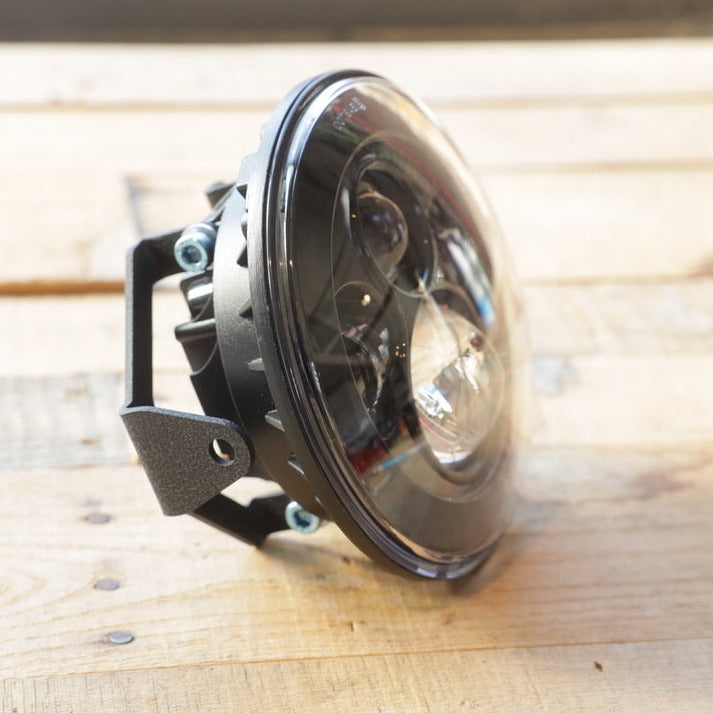 7" Round LED Headlight with Side Mounting Ears