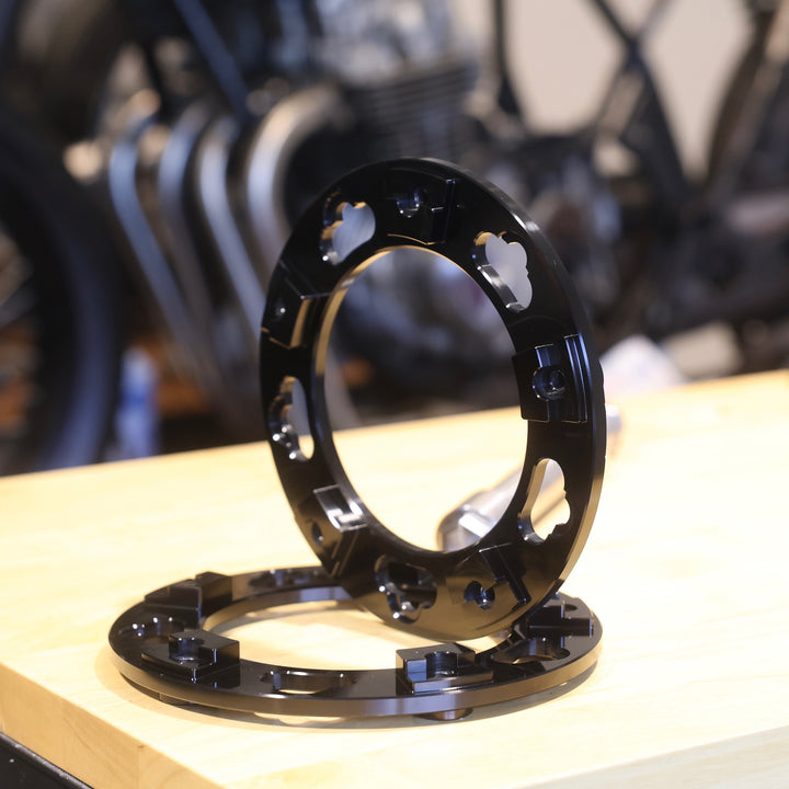 Harley FXR / Dyna to GSX-R fork swap 2" Drop Triples