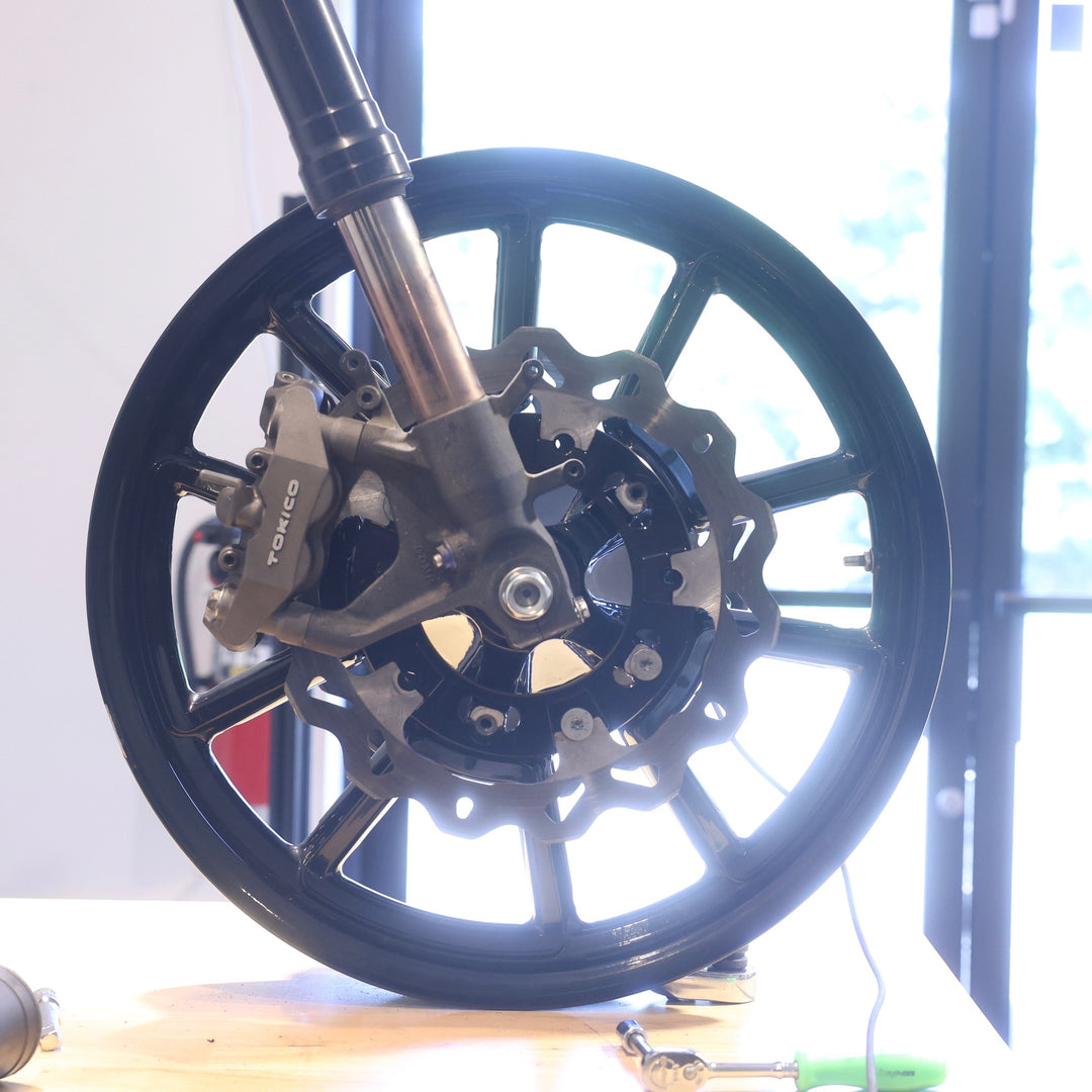 Harley FXR / Dyna to GSX-R fork swap 2" Drop Triples
