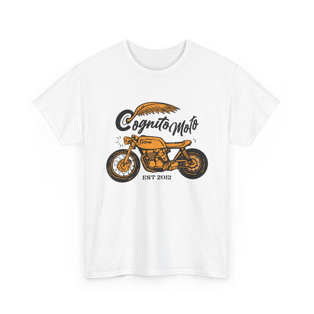 Motorcycle Cafe Racer T‑Shirt — 'Cognito Moto' Vintage Bike Tee