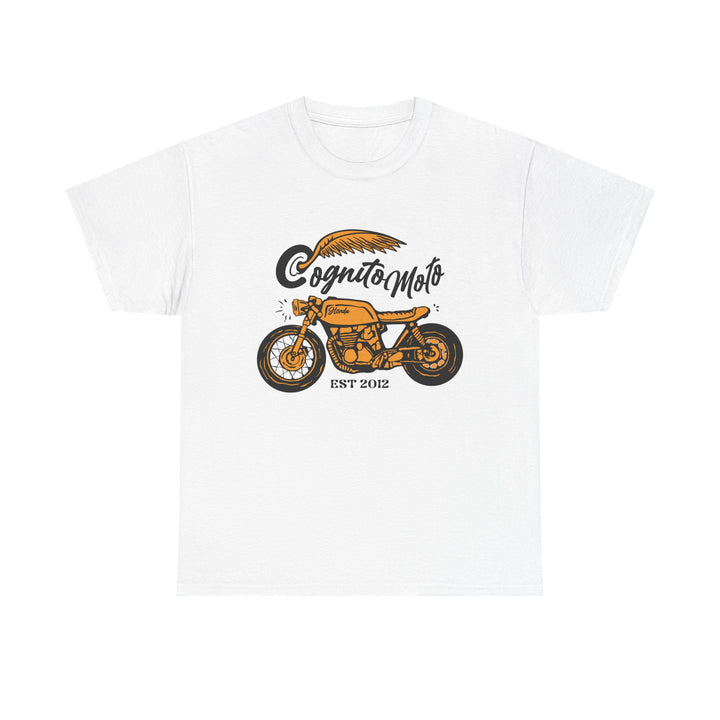Motorcycle Cafe Racer T‑Shirt — 'Cognito Moto' Vintage Bike Tee