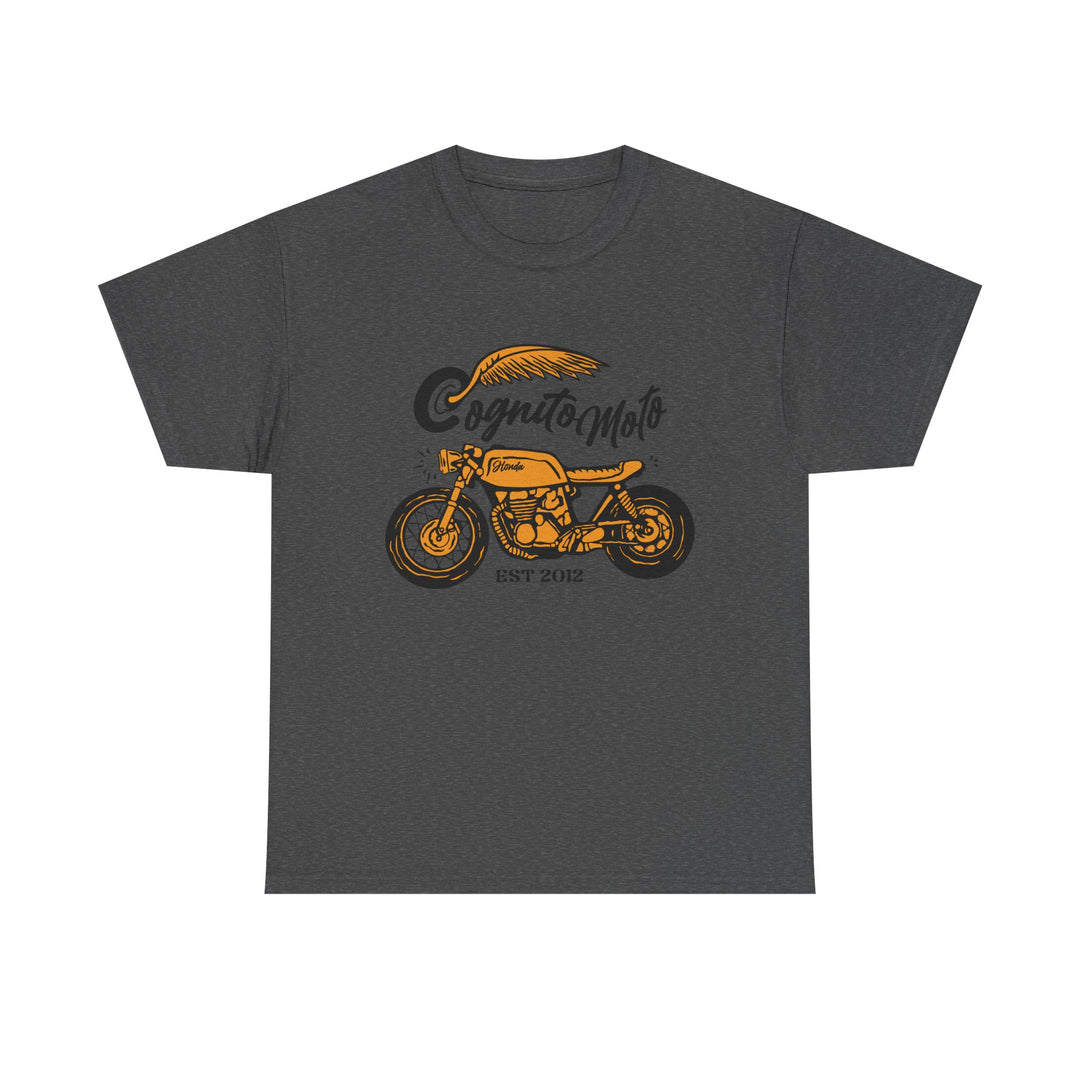 Motorcycle Cafe Racer T‑Shirt — 'Cognito Moto' Vintage Bike Tee