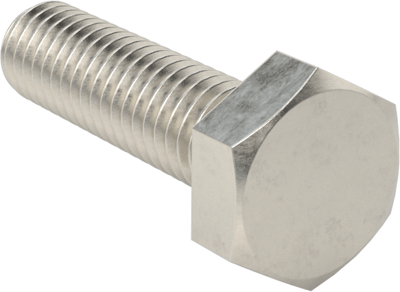 18-8 Stainless Steel Hex Head Screws, M6 x 1 mm Thread, 20 mm Long