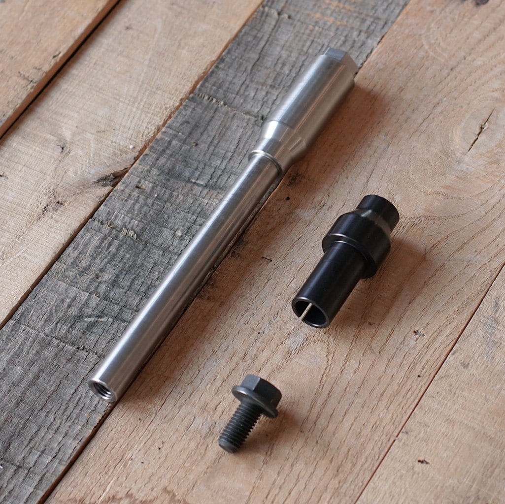Harley 3/4 inch wheel adapter custom axle and hardware
