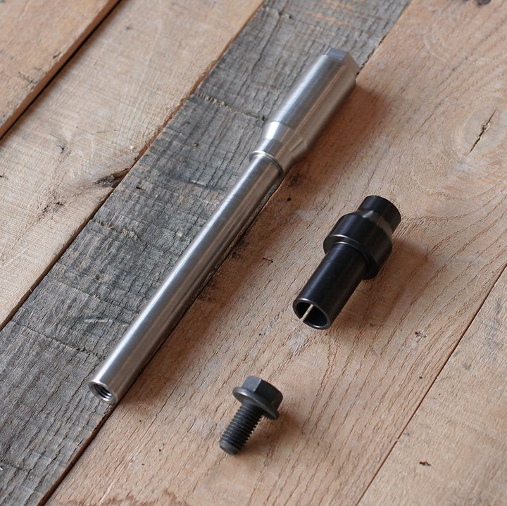Harley 3/4 inch wheel adapter custom axle and hardware