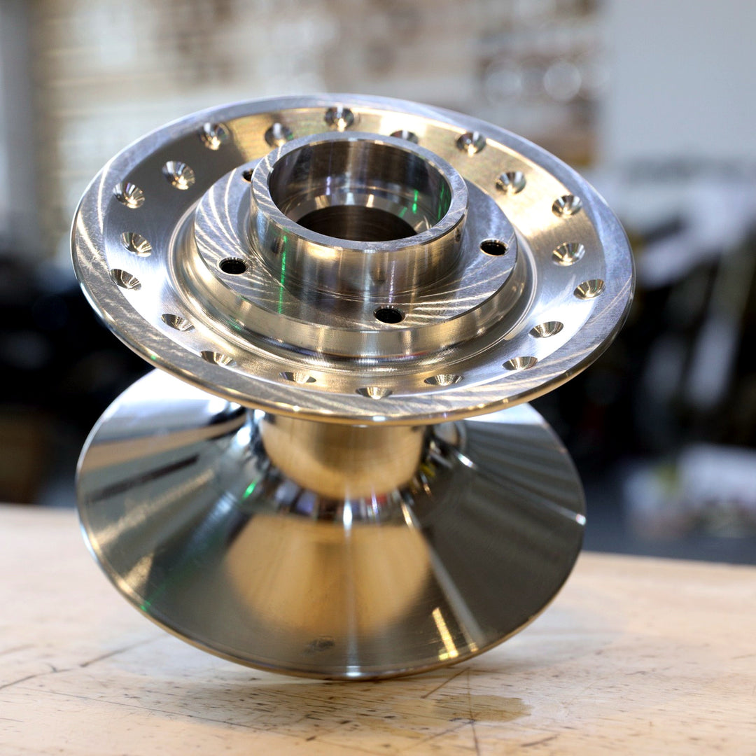 Cognito Moto Sportster S hub machining detail