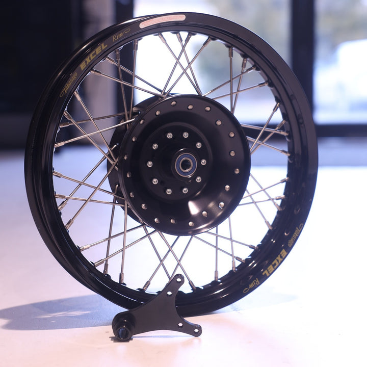 BMW Airhead Lace Wheel Conversion R60, R75, R80, R90 - 1970-1984 (replaces rear drum)