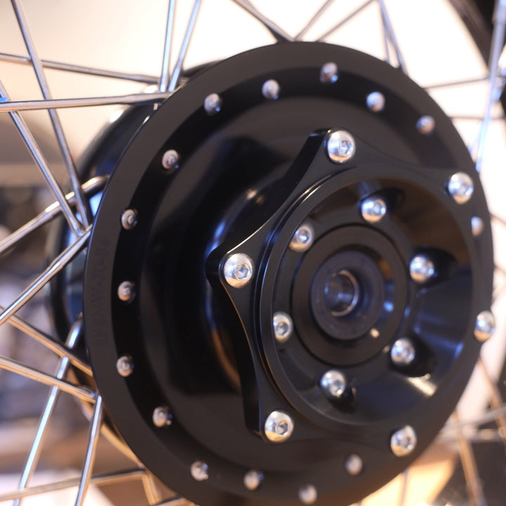 BMW Airhead Lace Wheel Conversion R60, R75, R80, R90 - 1970-1984 (replaces rear drum)