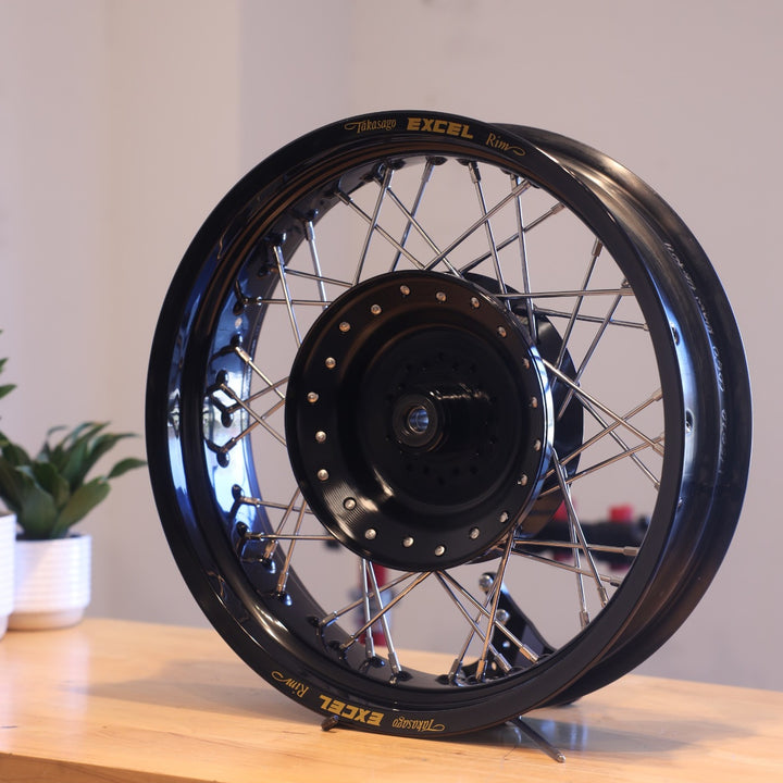 BMW Airhead Lace Wheel Conversion R60, R75, R80, R90 - 1970-1984 (replaces rear drum)