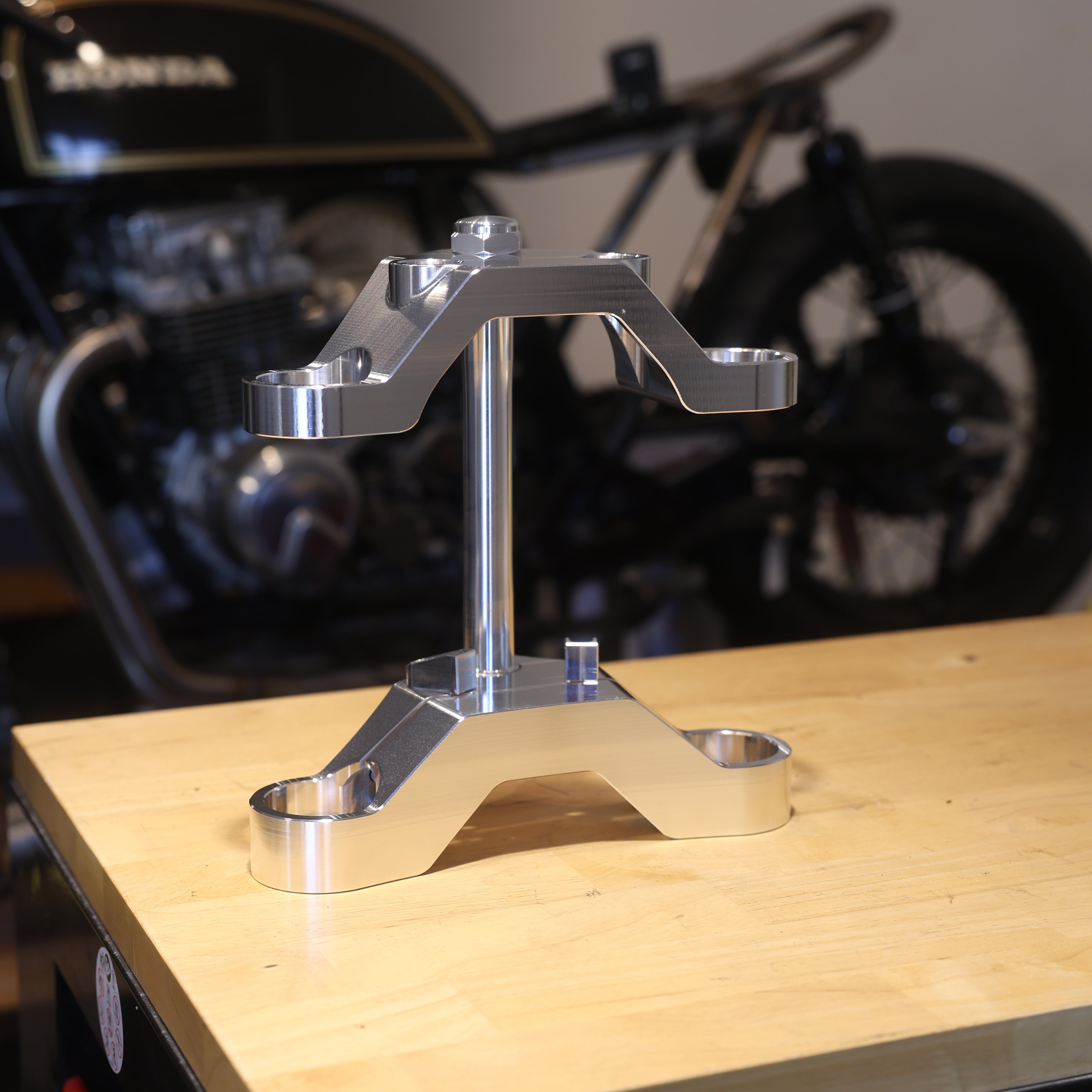 Harley FXR / Dyna to GSX-R fork swap 2