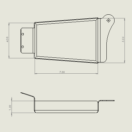 Under Seat Electronics Tray CB450 Twin Deep or Shallow