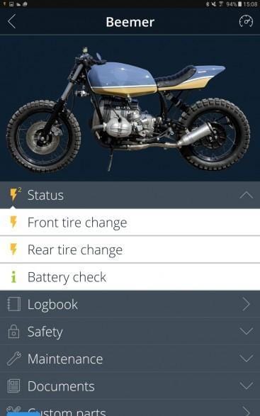 MotoGadget M-unit Blue
