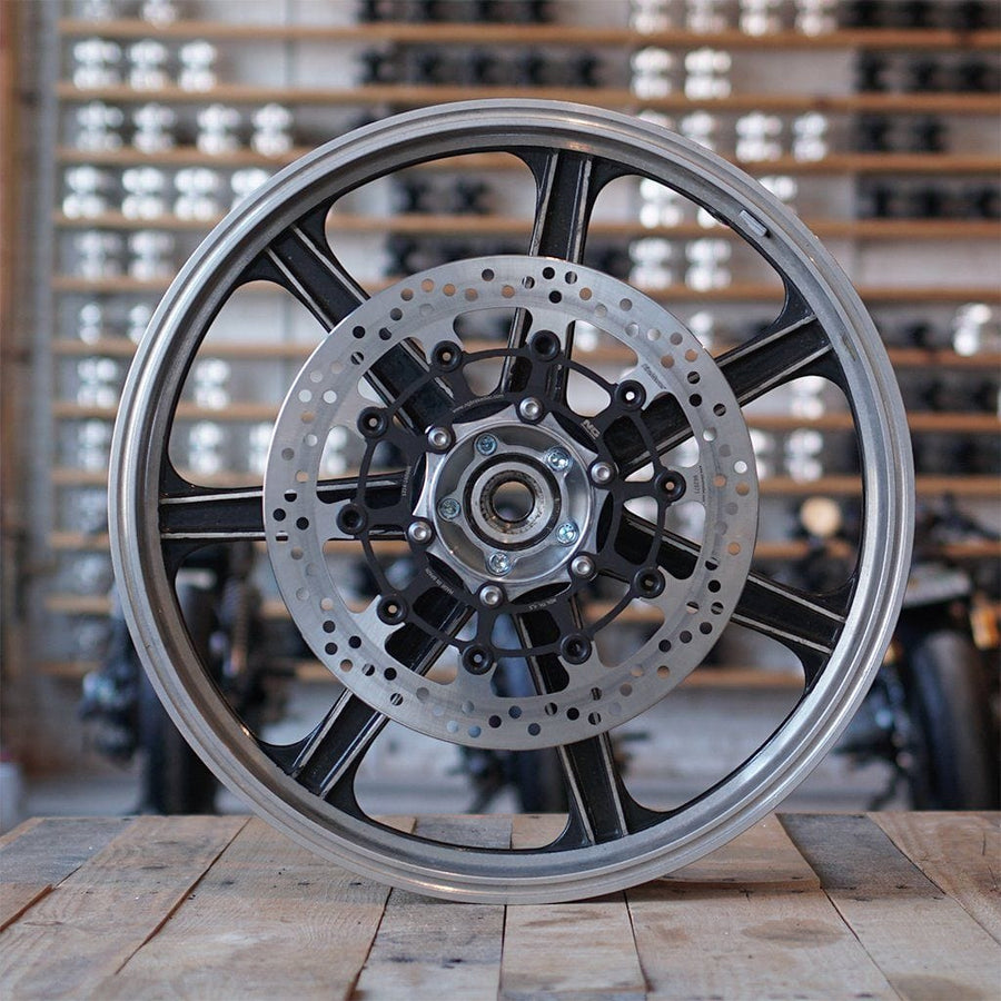 P95 R10 Rims BMW Airhead R65/ R75 / R90 / R100 / K75 / K100 Stock Wheel to GSX-R Fo ...