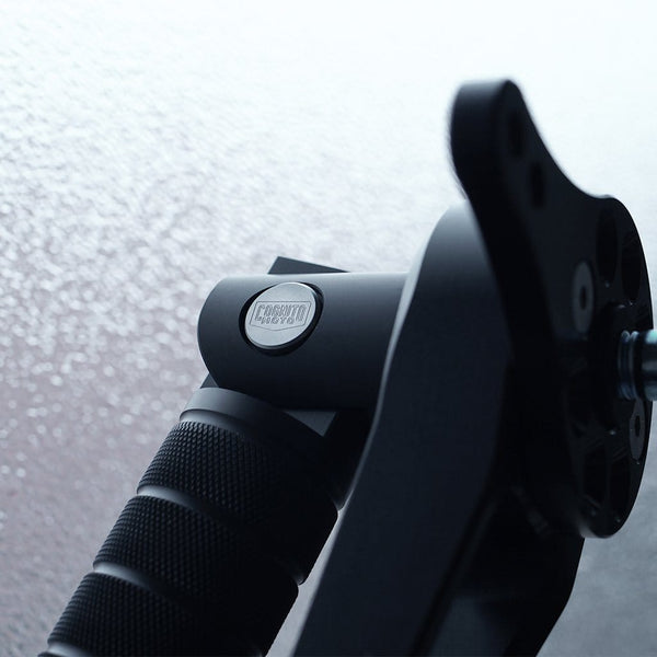 Cognito Moto Black Universal Rearsets - Folding Footpegs