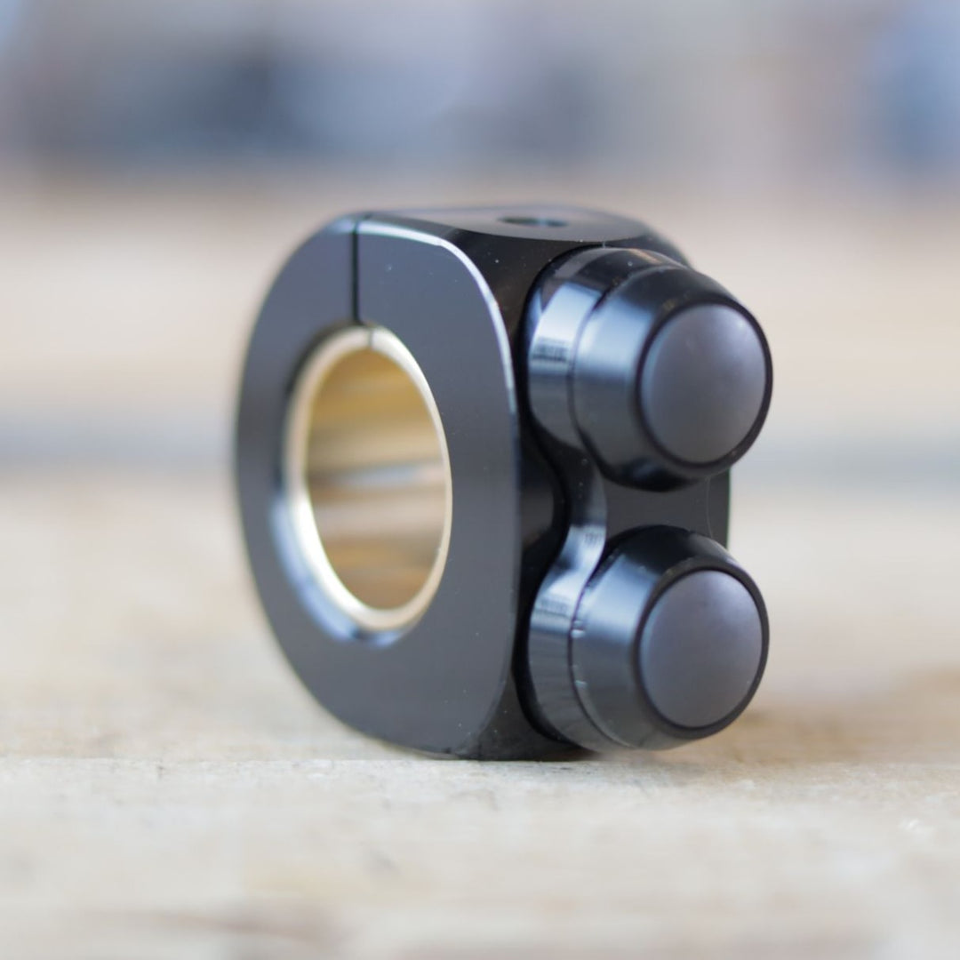 mo.Switch Basic 2 Button, Black, Black Inlay