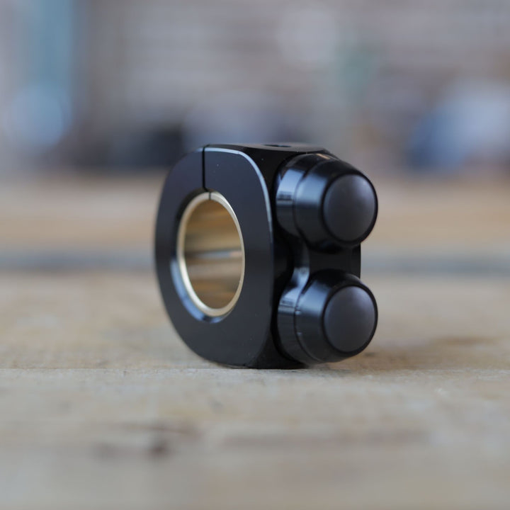 mo.Switch Basic 2 Button, Black, Black Inlay