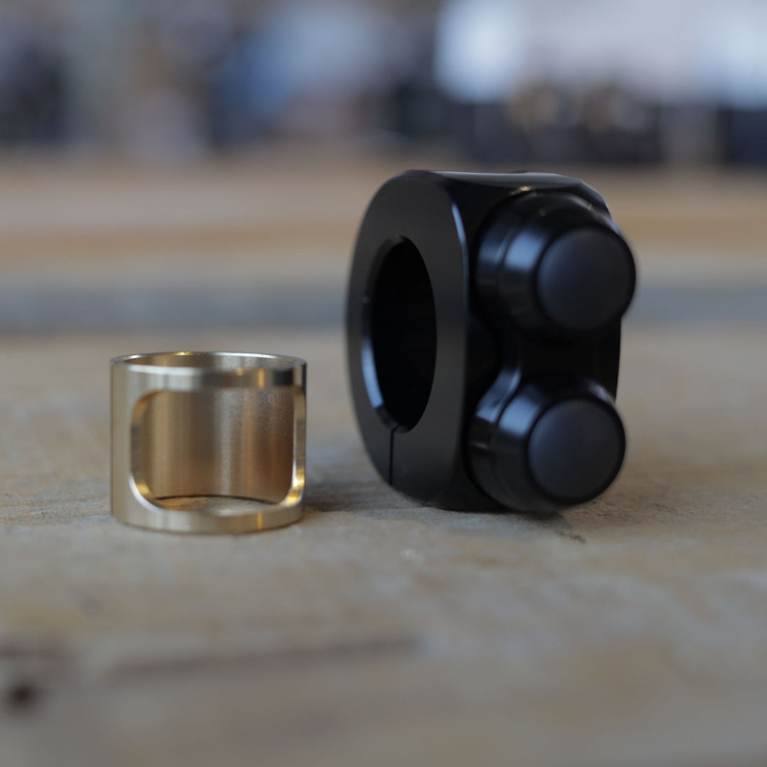 mo.Switch Basic 2 Button, Black, Black Inlay