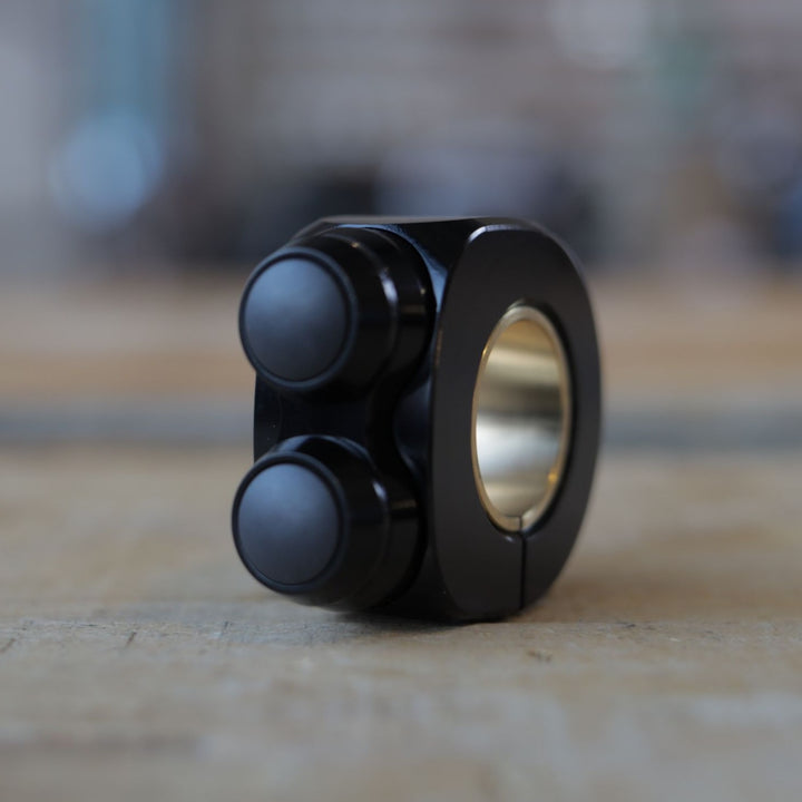 mo.Switch Basic 2 Button, Black, Black Inlay
