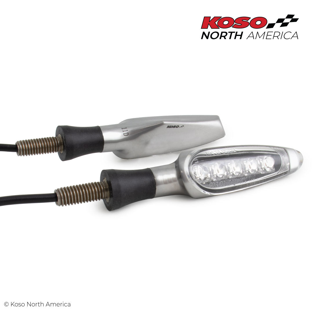 Koso Unlimited | LED Indicator Lights (silver)