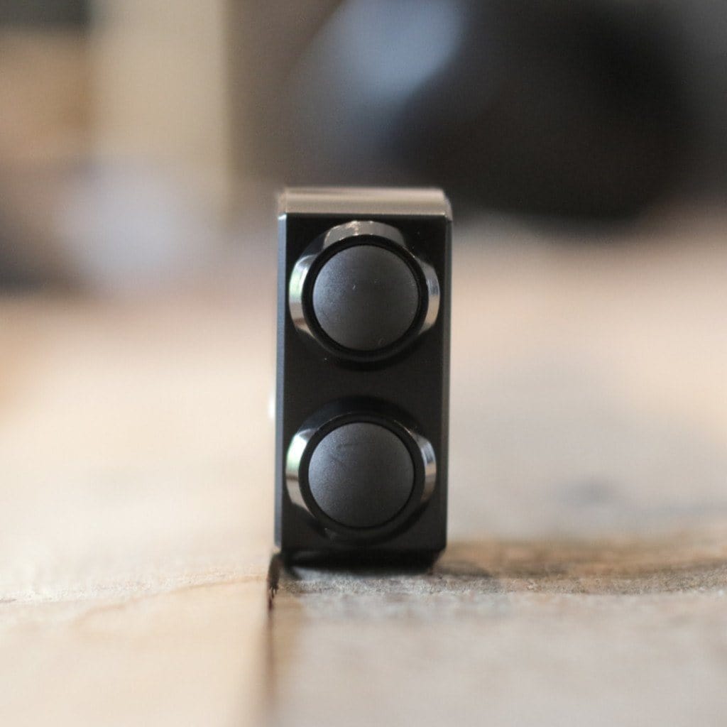 MotoGadget m-Switch 3 Push Button Housing 7/8" Black/Black