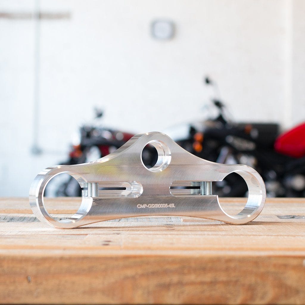 GSX-R Billet Lower Triple Tree Clamp for Fork Conversion