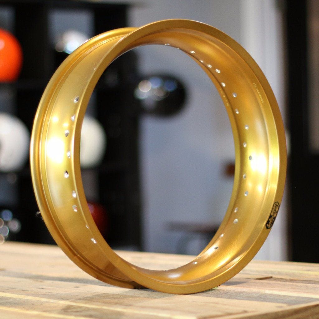 Sun Aluminum Rims Silver, Black and Gold - Cognito Moto