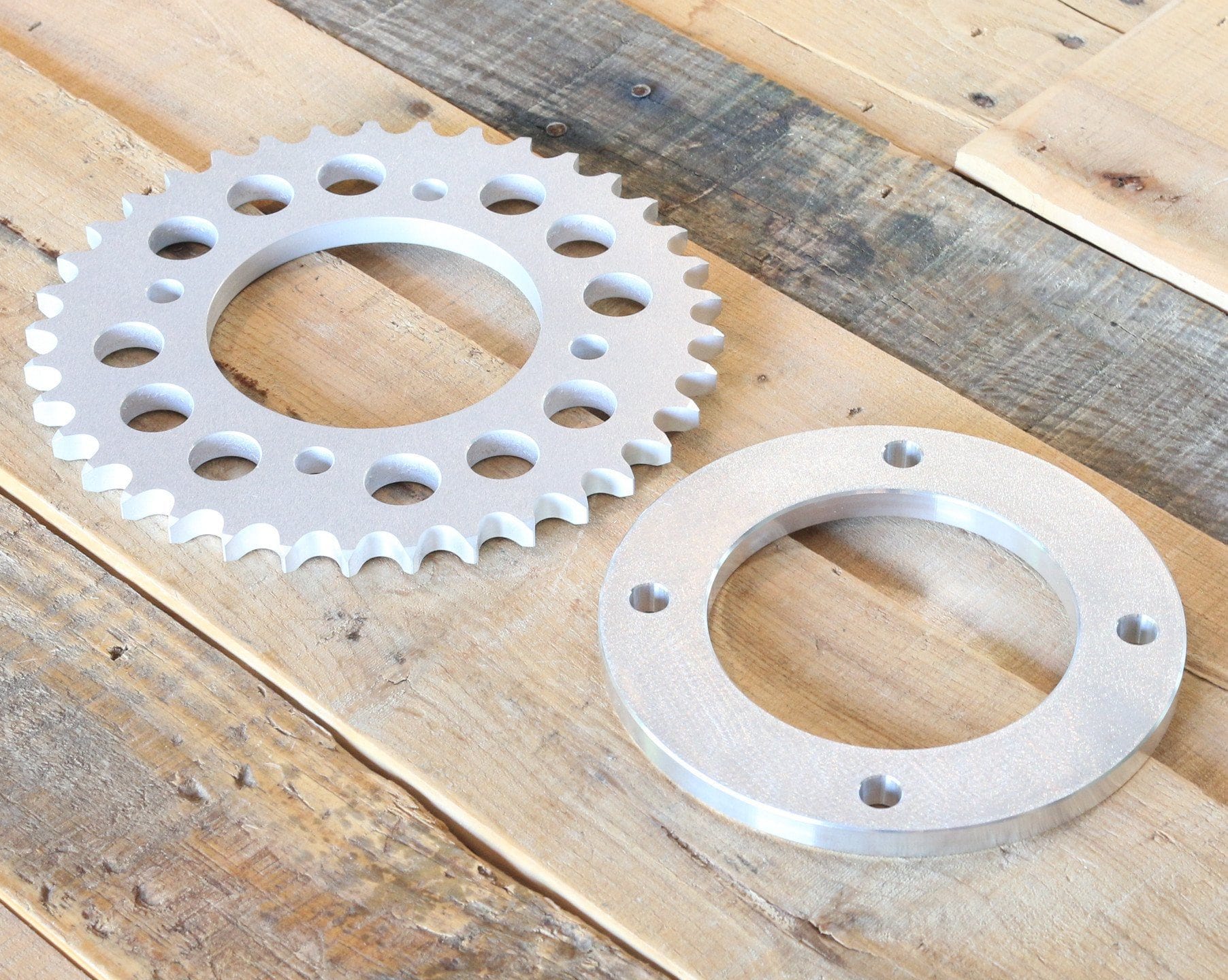 3/8" (9.5mm) Rear Offset Sprocket and Spacer Combo for CB550