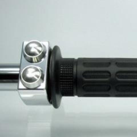 MotoGadget m-Switch Push Button Housing 7/8" Polished/Silver - Cognito Moto