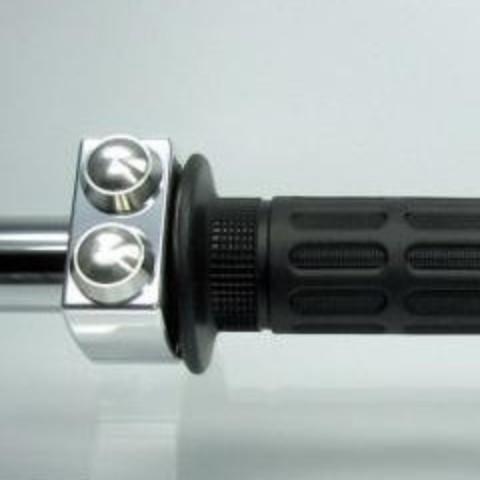 MotoGadget m-Switch 3 Push Button Housing 7/8" Polished/Silver - Cognito Moto