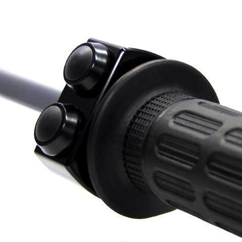 MotoGadget m-Switch Push Button Housing 7/8" Black/Black - Cognito Moto