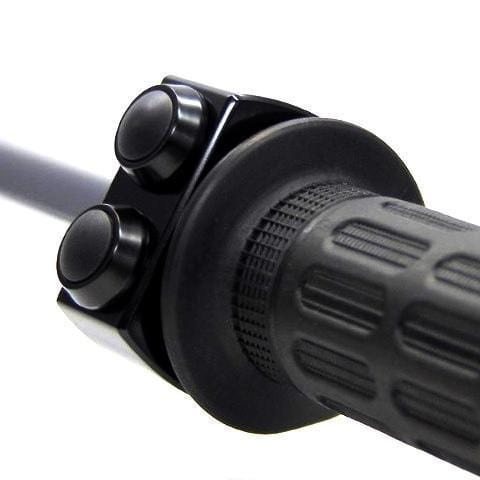 MotoGadget m-Switch 3 Push Button Housing 7/8" Black/Black - Cognito Moto
